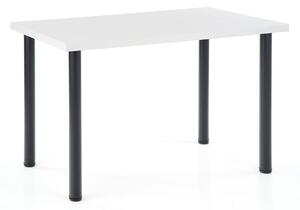 Jedálenský stôl Modex 2 120 - biela / čierna