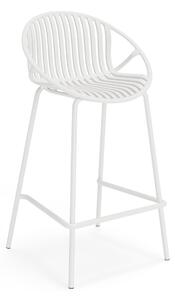 MUZZA Barová stolička Emmet 90 cm Biela