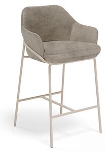 MUZZA Barová stolička Sheila 89 cm Taupe/Béžová