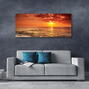 Obraz Canvas More slnko krajina 125x50 cm