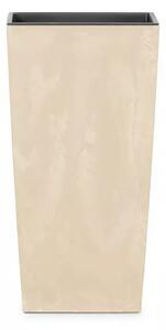 Plastový kvetináč DURS140E 14 cm - slonovinová