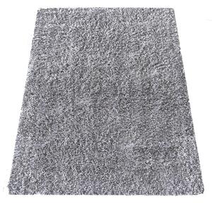 DY Sivý protišmykový shaggy koberec Camel Rozmer: 60x100 cm