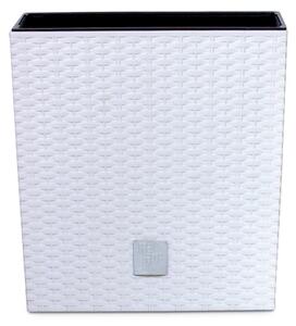 Plastový kvetináč DRTS325L 32,5 cm - biela