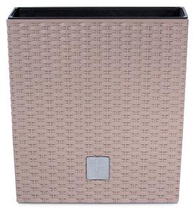 Plastový kvetináč DRTS325L 32,5 cm - mocca