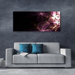 Obraz Canvas Abstrakcie kvety umenie 125x50 cm