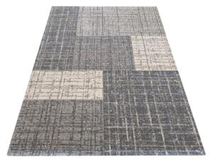 DY Sivý koberec s geometrickým vzorom Vista 03 Rozmer: 80x150 cm