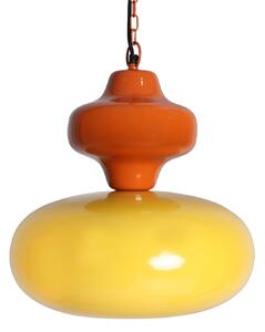 MUZZA Stropná lampa Delfi Oranžová/Žltá