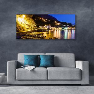 Obraz Canvas Hora pláž príroda 125x50 cm