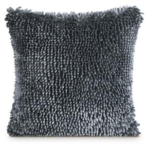 Dekorstudio Dekoračná obliečka na vankúš SHAGGY so strapcami 45x45cm - strieborná