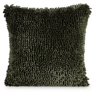 Dekorstudio Dekoračná obliečka na vankúš SHAGGY so strapcami 45x45cm - olivová