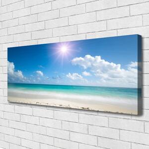 Obraz na plátne More pláž slnko krajina 125x50 cm