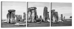 Obraz do bytu Čiernobiely obraz Stonehenge