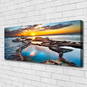 Obraz na plátne More slnko krajina 125x50 cm