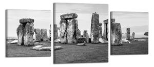 Obraz do bytu Čiernobiely obraz Stonehenge