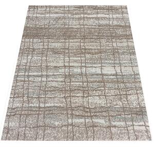 DY Béžovo-hnedý koberec s linkami Roxanne 05 Rozmer: 60x100 cm