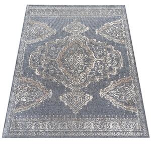DY Sivý koberec s orientálnym vzorom Roxanne 09 Rozmer: 60x100 cm