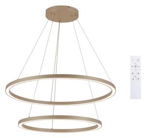 Brilagi - LED stmievateľný luster na lanku PORTOFINO LED/98W/230V pr. 80 cm béžový + DO