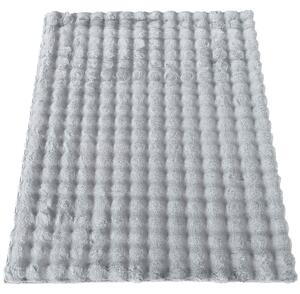 DY Sivý jemný koberec Rabbit Bubble 3D Rozmer: 80x150 cm