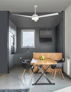 Stropný ventilátor Flow 15.2 biele s diaľkovým ovládaním