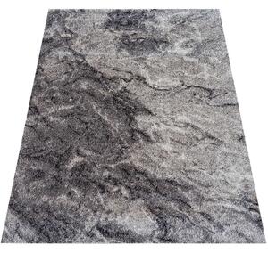 DY Sivý moderný koberec s mramorovým vzorom Panamero 19 Rozmer: 60x100 cm