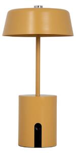 MUZZA Stolná LED lampa Melada žltá