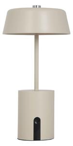 MUZZA Stolná LED lampa Melada sivá