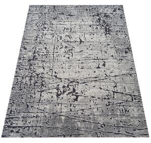 DY Sivý abstraktný koberec Enigma 09 Rozmer: 80x150 cm