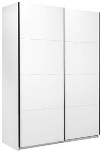SKRIŇA S POSUVNÝMI DVERAMI, biela, 150/211,5/61,5 cm P & B - Skrine, Online Only