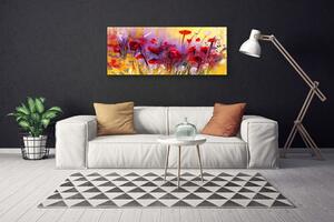 Obraz na plátne Kvety rastlina príroda umenie 125x50 cm