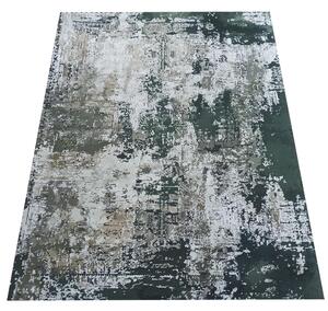 DY Sivo-zelený koberec s abstraktným vzorom Horeca-New 123 Rozmer: 60x100 cm