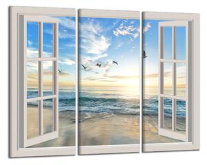Moderný obraz Okno na pláž