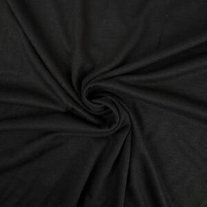 Metráž Šatovka Viskóza Jersey - Čierna