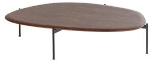 MUZZA Konferenčný stolík Toak 121 x 97 cm Hnedý