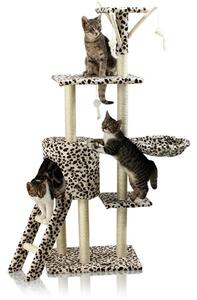 Škrabadlo pre mačky Hawaj 138 cm leopardí vzor