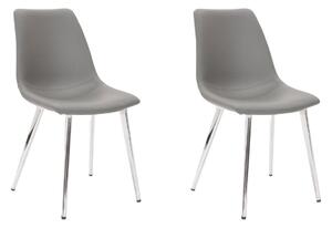2x Stolička Hawaj CL-18062 tmavo šedá