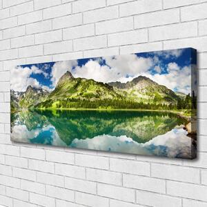 Obraz na plátne Hory jazero príroda 125x50 cm
