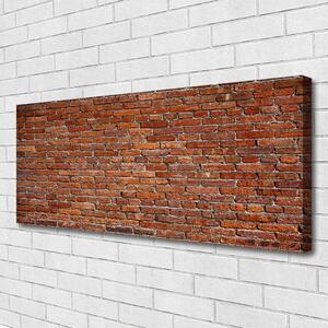 Obraz Canvas Tehlová múr tehly 125x50 cm