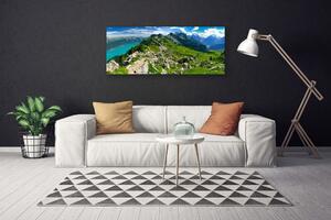 Obraz Canvas Lúka hory príroda príroda 125x50 cm