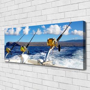 Obraz Canvas Rybárčenie more príroda 125x50 cm