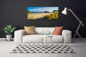Obraz Canvas Pláž kamene krajina 125x50 cm