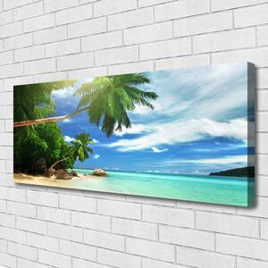 Obraz Canvas Palma pláž more krajina 125x50 cm