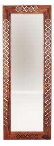 Zrkadlo Mira 60x170 indický masív palisander