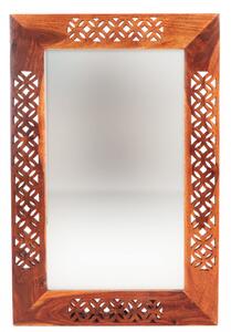 Zrkadlo Mira 60x90 indický masív palisander