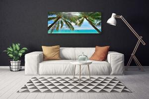 Obraz Canvas Palma strom more krajina 125x50 cm