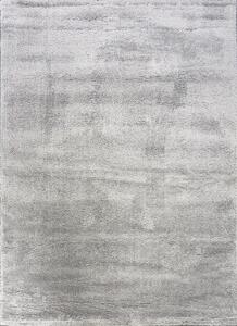 Koberec Microsofty 8301 Light Grey – sivý shaggy obdĺžnik Rozmer: 200x290 cm