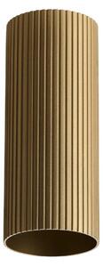 Minimalistické bodové svietidlo Lucas Ribbed Tube 30 zlatá