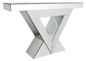 KONZOLOVÝ STOLÍK, strieborná, 120/35,5/80 cm Livetastic - Stolíky do obývačky, Online Only