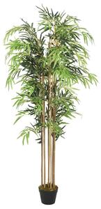 Umelý bambusový strom 500 listov 80 cm zelený