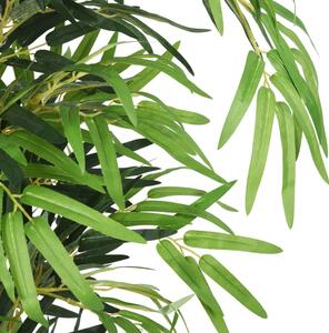 Umelý bambusový strom 1095 listov 180 cm zelený
