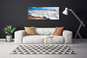Obraz na plátne Pláž more pisek príroda 125x50 cm